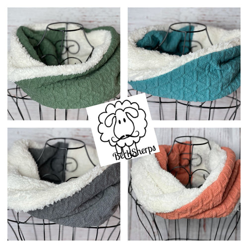 BerkSherp Quilted Knit Cowl Neck Warmer