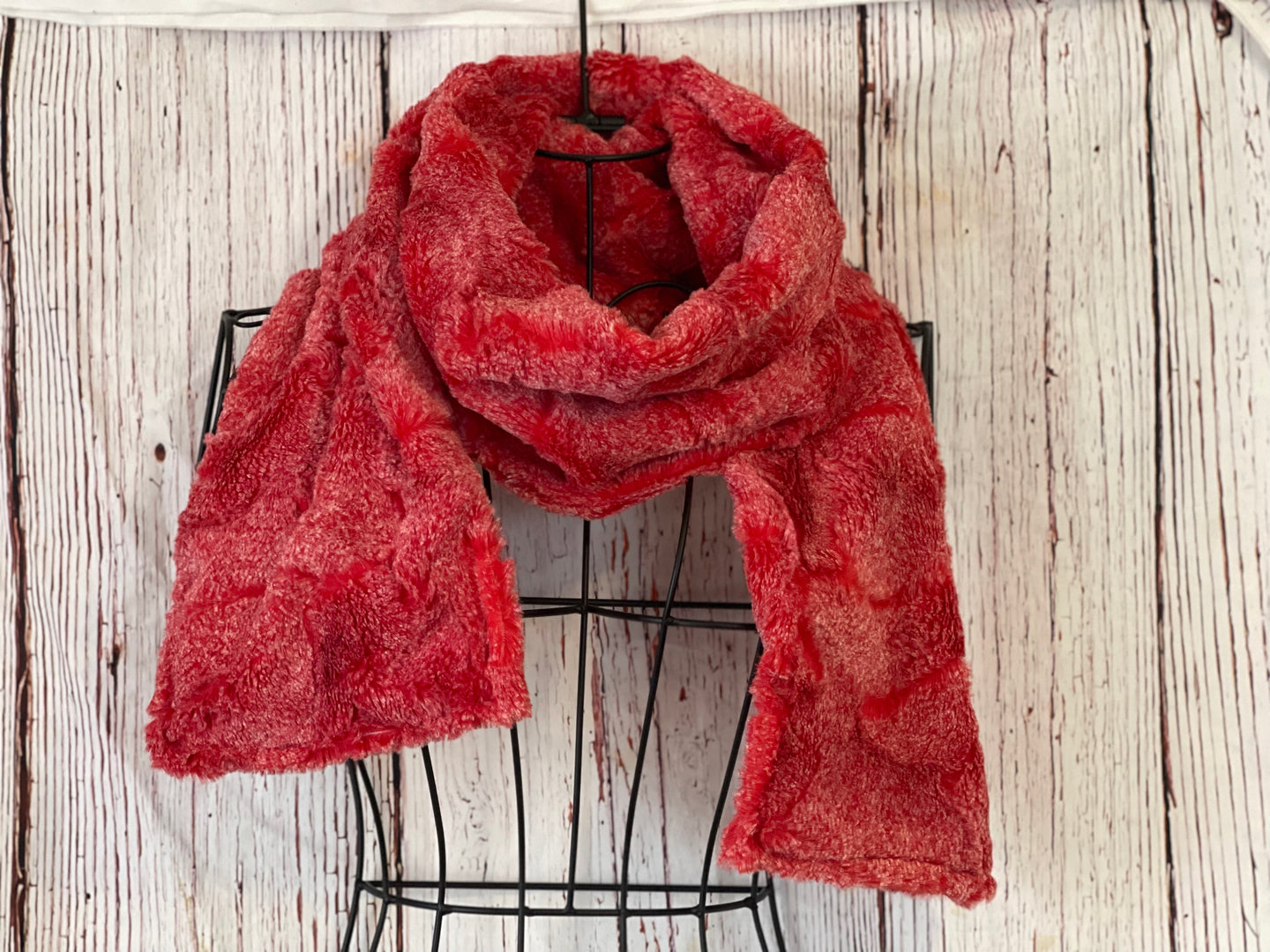 Classic Minky Scarf in Frosted Peppermint