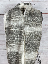 Fawn Grey and Ivory Sherpa Infinity