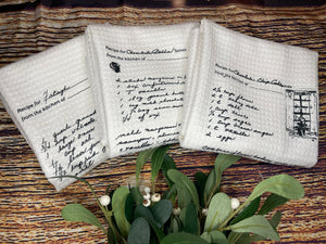 Handwritten Recipe Kitchen Towel