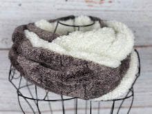 Minky Frappe and Ivory Sherpa Infinity