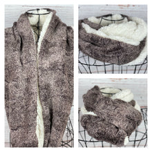 Minky Frappe and Ivory Sherpa Infinity