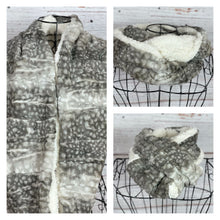 Fawn Grey and Ivory Sherpa Infinity