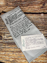 Handwritten Recipe Kitchen Towel