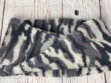 Grey Camo Sherpa Cowl Neck Warmer